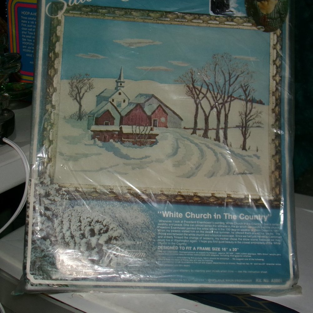 vintage 1975 paragon needle craft kit. new old stock.